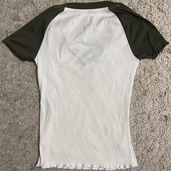 THE OG TEE COLLECTION  AERO green ivory shrunken t shirt xs - Picture 4 of 4